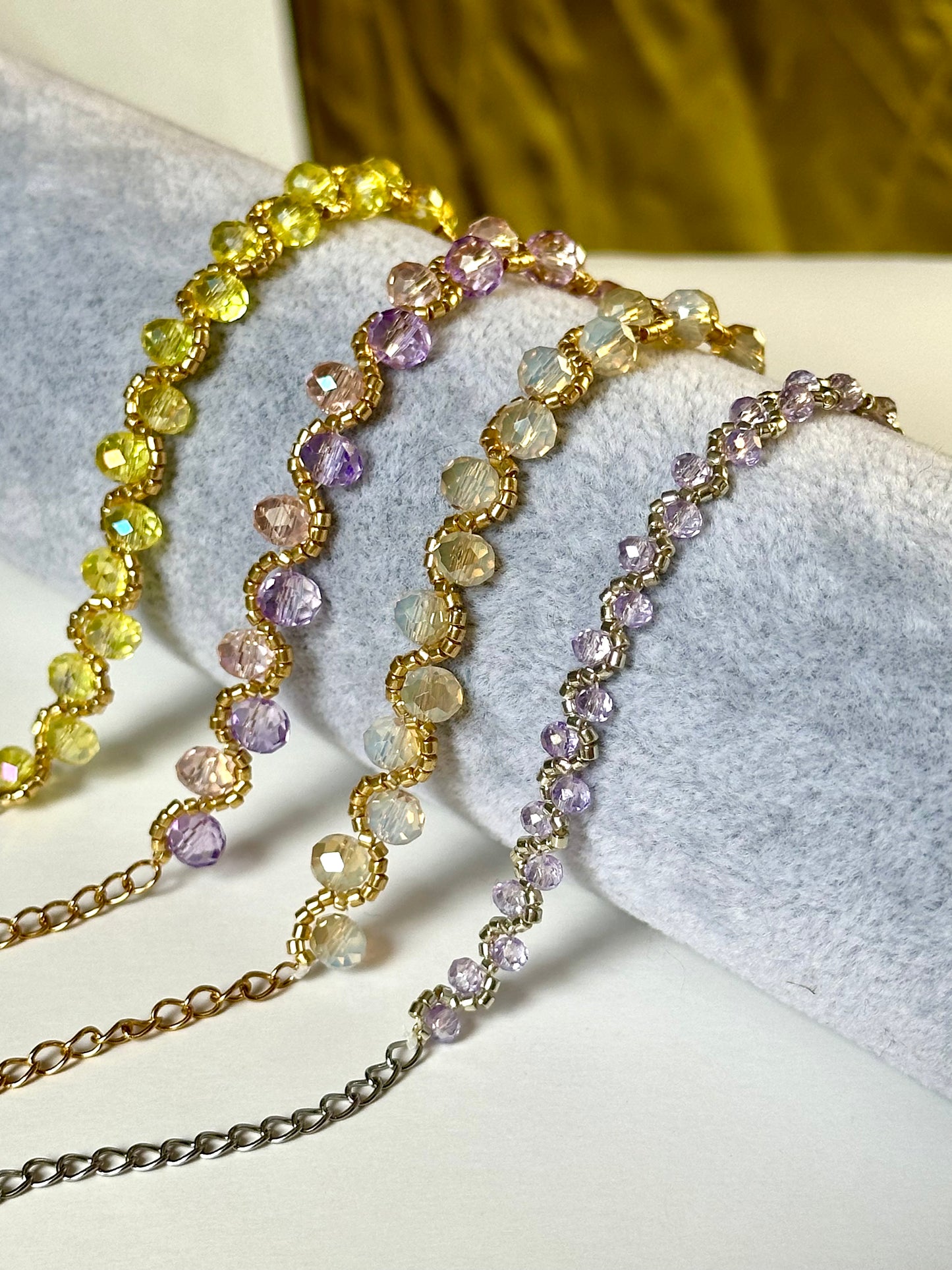 “Gold’n’Bubbles” bracelets